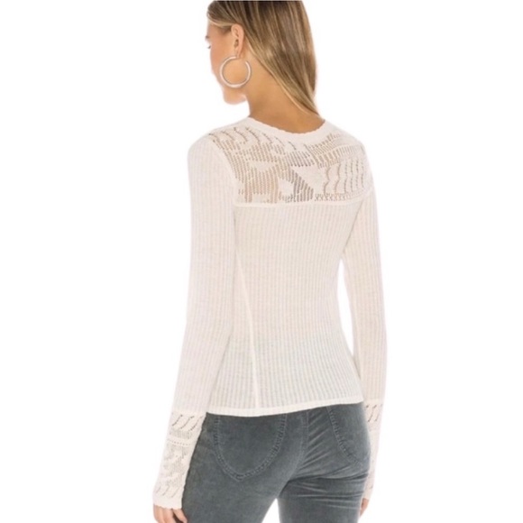 Free People Colette Long Sleeve Top | Medium | Sand | NWT - Picture 2 of 8